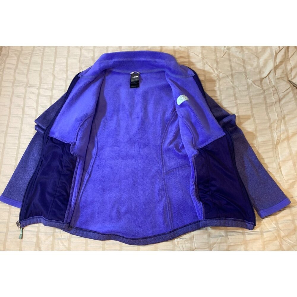 The North Face Womens Fleece Jacket S Purple Zip-Up, Small - Picture 6 of 12
